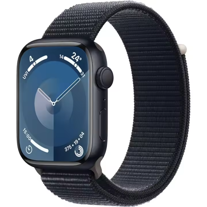 Apple Watch Series 9 GPS 45 mm CA Correa de aluminio Anillo deportivo de medianoche - 1