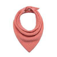 Juego de 5 piezas de babero de gasa triangular para bebé para otoño e invierno - details 3