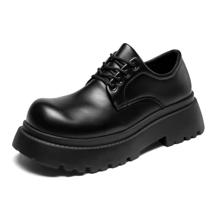 Zapatos Casuales De Cuero Para Hombre Moda Transpirables Y Ligeras Zapatillas De Negocios Con Cordones Hechas a Mano Clásicas Y Vendidas Al Por Mayor - 1