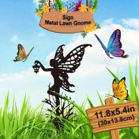 Decoraciones De Jardín Únicas Con Hadas Y Animales Adorable Metal Para Exteriores Perfectas Para Decorar Tu Patio O Césped Conector De Terreno Plug - details 0