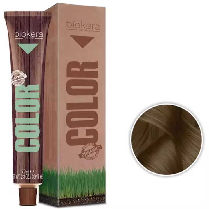 Rubio Claro Marrón Intenso 8,77 . Salerm Biokera Tinte Natura Color Orgánico 70 ml ⭐⭐⭐⭐⭐ - 1