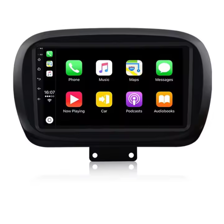 AWESAFE inalámbrico CarPlay Android Auto Radio para Fiat 500X 2014 2015 2016 2017 2018 2019 2020 coche reproductor multimedia GPS 2 din autoradio volante controles RDS Bluetooth - 1