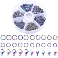 Juego De Enlaces Abiertos Y Cerraduras De Lobster Para Joyería Colores Arcoíris 3/4/5/6mm 10/15mm Herramientas De Fabricación De Joyas - details 4
