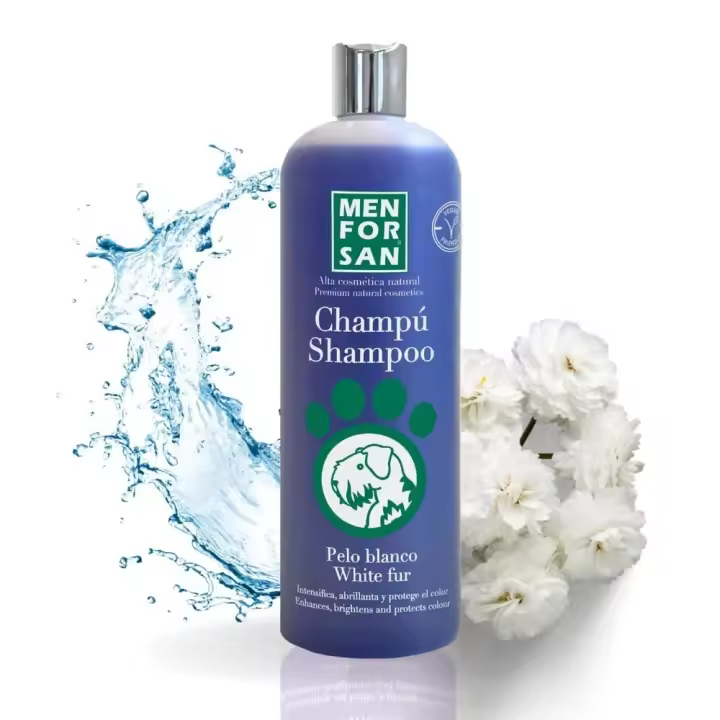 Menforsan Champú para Perros con Pelo Blanco - 300 ml - 1