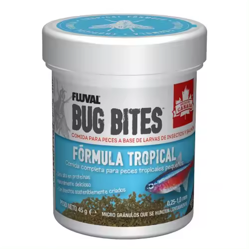 Fluval Bug Bites Tropical Micro Grßnulo, 45g - 1