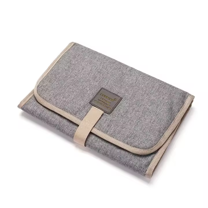 Cambiador de pañales de bebé Oxford duradero, almohadilla plegable para cambiar pañales de bebé, almohadilla impermeable para recién nacido, portátil - 1
