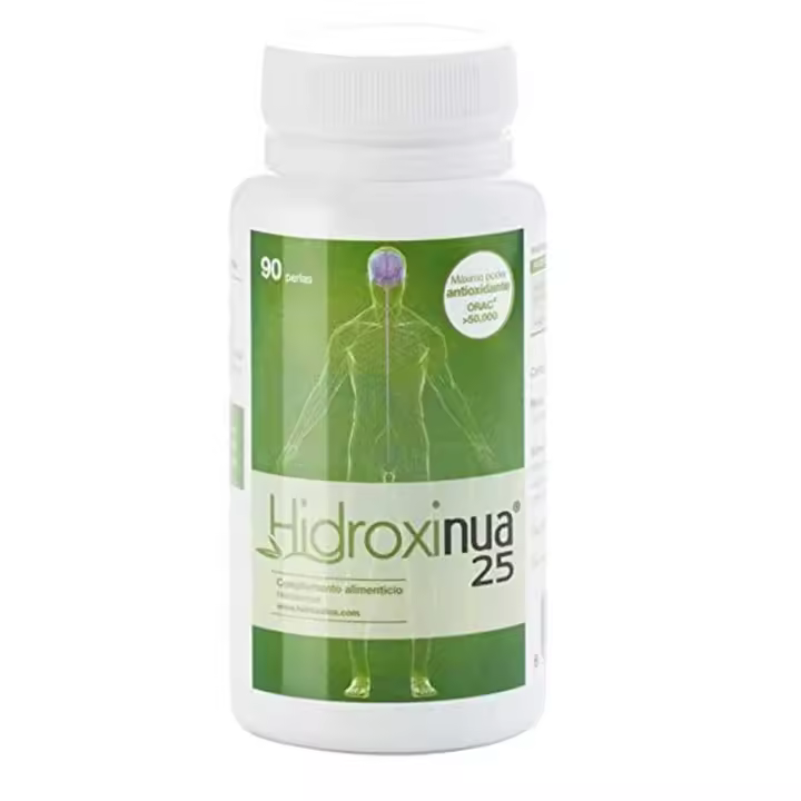 Nua NUA HIDROXINUA 25 - Suplemento Antioxidante para la Salud Cardiovascular y la Piel - 90 Perlas - 1