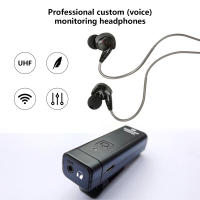 Sistema De Monitoreo De Auriculares Inalámbricos Profesionales IEM Transmisor Receptor Estéreo Con Devolución En Tiempo Real Para Cantante Banda Escenario - details 3