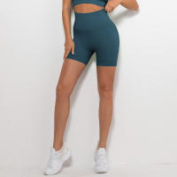 Shorts Deportivos Para Mujer Cintura Alta Sin Costuras Push up Fitness Ciclismo Yoga Levantamiento De Glúteos Shorts Deportivos - details 19