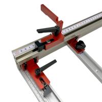 Conectores De Valla De Miter Para Tallado En Madera Bloque De Detención De Rastro De Aluminio Bracket Deslizante Para Mesa De Sierra - details 2