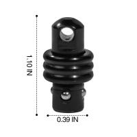 Adaptador De Estudío Para Correa QD En Acero Resistente Para Keymod Mlok Caza Color Negro Material Metálico Compatible Con Bipod - details 1