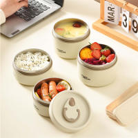Juego De Contenedor Almuerzo Portátil Aislado Con Acero Inoxidable Para Adultos, Caja Bento Piletas Térmicas a Prueba De Fugas - details 1