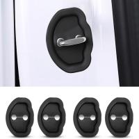 4PCS Cubierta De Latch De Puerta De Coche En Silicona Para Tesla Model 3 Model Y 2017-2024 Accesorios De Protección Para Cerraduras De Puertas De Coche Reducción De Ruido - details 6