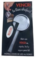 Abrelatas original manual para abrir facil latas de anillas, utensilio de cocina abridor de conservas sin esfuerzo, VENCRI - details 0