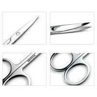 Tijeras De Acero Inoxidable Pequeñas Para Uñas Cejas Y Cabello Del Nariz Herramienta De Belleza Y Maquillaje Trimmer Facial - details 6