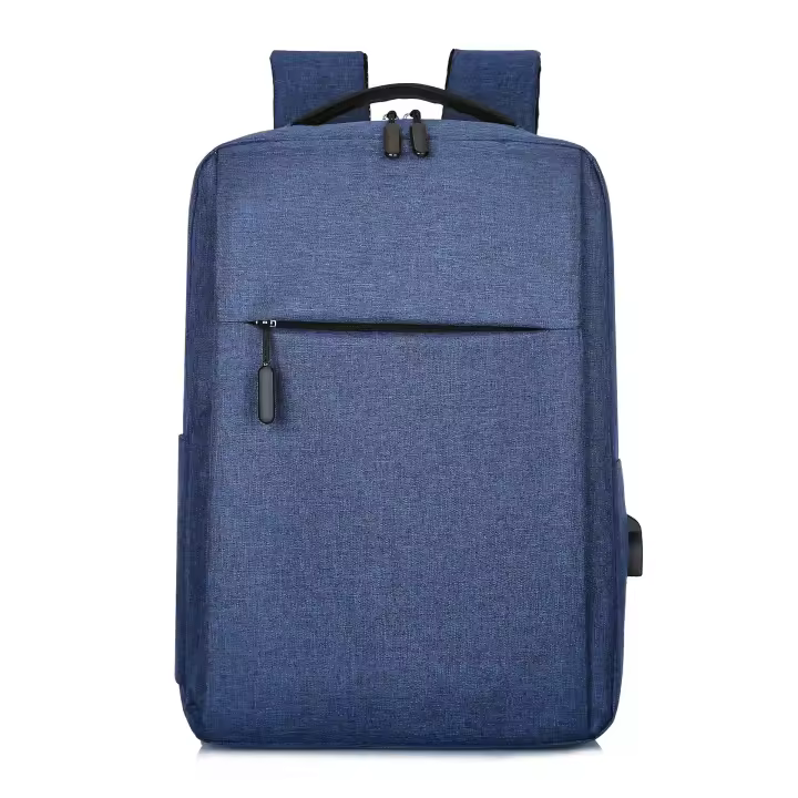 Mochila para ordenador para hombre, sencilla y moderna con carga USB, gran capacidad, adecuada para negocios, ocio y viajes. - 1