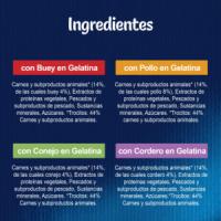 FELIX - Fantastic Gelatina (48x85 gr) - Comida Húmeda Festín de Sabores en Gelatina (Buey, Pollo, Conejo y Cordero) (12x4x85 gr) - details 0