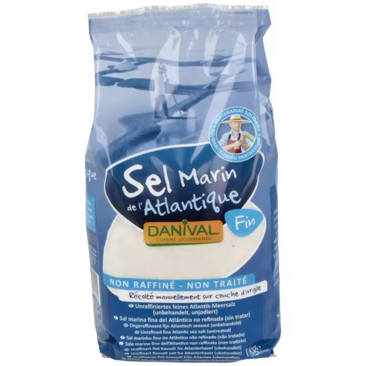 Sal Marina Atlantica Fina Sin Refinar 1Kg. - 1