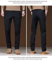 Pantalones Casuales Para Hombre 97% Algodón Negro Caqui Gris Azul Estilo Slim Recto Cierre De Cremallera Moda Pantalones Largos - details 10