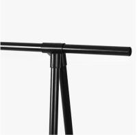 GREATOOL Perchero Triangular con Barra Superior, lleva 4 ruedas y 2 Baldas de Tela para Almacenamiento Inferior,Perchero Burro para Recibidor, Pasillo, Vestidor. - details 4
