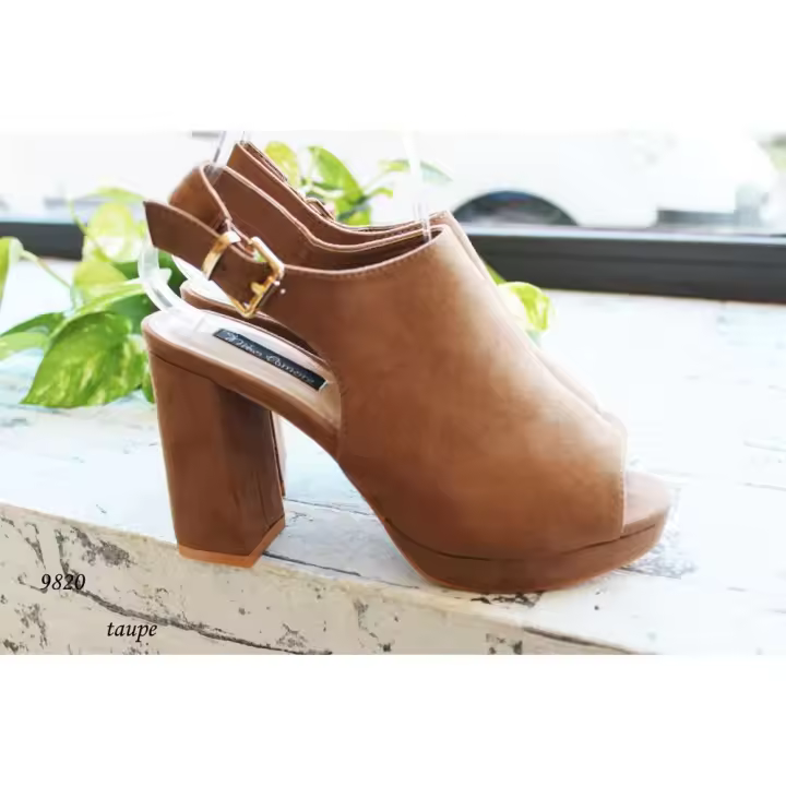 Zapato tacon cuña plataforma negro Muy comodo y ponible para TODO - 1