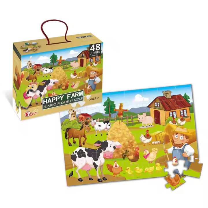 PUZLE DE 48 PIEZAS: LA GRANJA FELIZ - 1