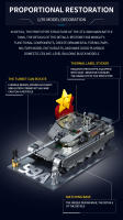 Tanque De Batalla Principal Arma ZTZ-99AS Sluban M38-B1234 Modelo De Bloques Pequeños Para Niños Y Adultos Colección Regalo - details 3
