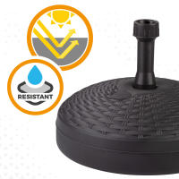 Base para sombrilla circular antracita 19-33 mm Aktive - details 5