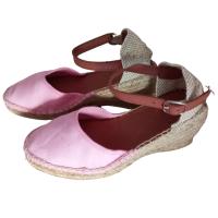 Alpargatas ANIMS con cuña de yute modelo CASTILLA- Estilo y comodidad para tus pies - VEGANO - Disponible en azul o rosa - details 2
