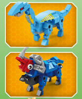 Robot Deformable De 6 En 1 Con Bloques De Construcción STEM Dinosaurio Juguete De Puzzle Para Niños Regalo Educativo Para Edad 6-12 Años - details 5
