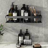 Estante Rectangular de esquina para colgar en la pared, estante para baño, toallero, estante para champú de ducha, sin trípode de taladro - details 3