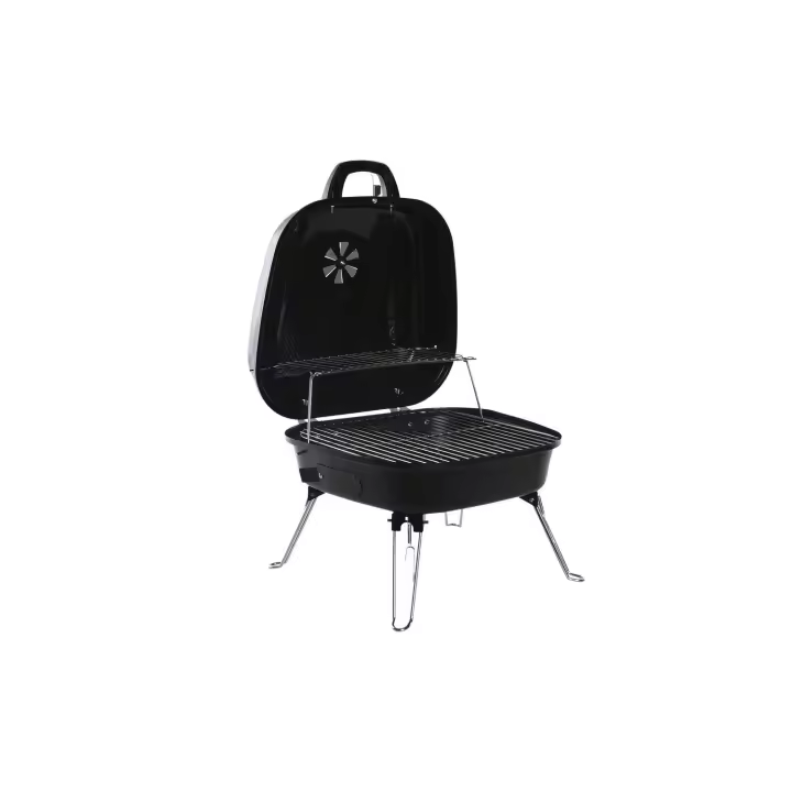 BARBACOA ACERO 44,5X42X34 SOBREMESA NEGRO RC200723 - EL MEJOR COMPLEMENTO PARA TU HOGAR FIJALO - 1