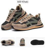 Zapatos de Trabajo de Moda Antichoque con Punta de Acero Cómodos Resistentes a la Perforación y Antideslizantes para Hombres - details 28