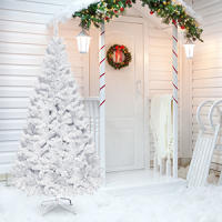 Árbol de Navidad Artificial Blanca, Árbol artificial navideño Economico, Árbol de Hoja PET, Árbol Navidad,  60cm 90cm 120cm 150cm 180cm 210cm Arbol barato Decoración Hogar, Jardin, Centro Comercial, Restaurante - details 10