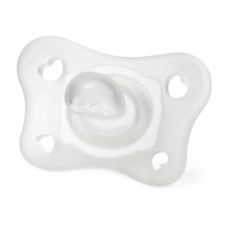 CHICCO -  PhysioForma - Chupete de Silicona - Edad 0-2 Meses - Apoya la Respiración Fisiológica - Suave y delicado - 1