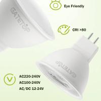 8PCS Bombillas De Luz Spot MR16 GU5.3 LED 110V 220V 12V Interchangeables Con Lámpara Halógena De 40W Para Iluminación Doméstica - details 6