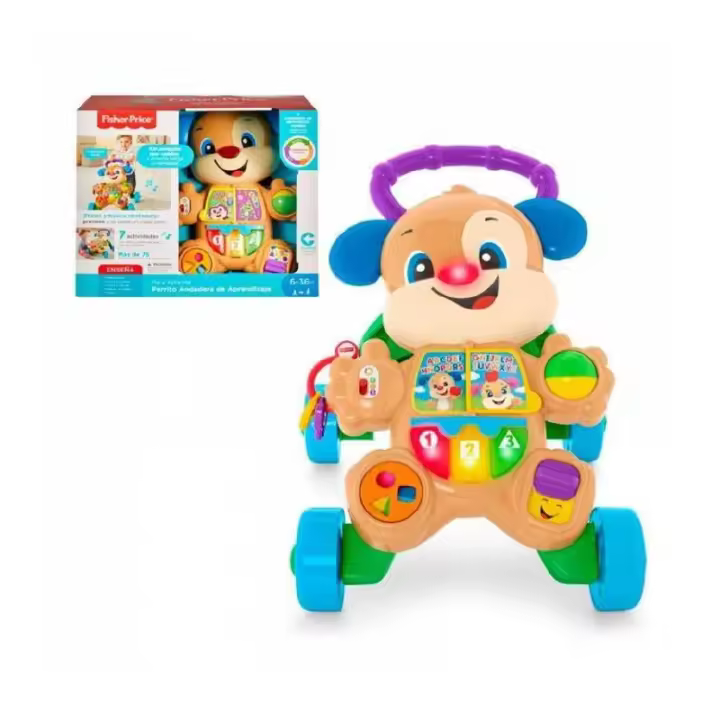 Mattel Fisher Price Andador Perrito Aprende Caminando - 1