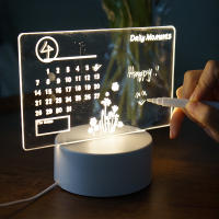 Tablero De Notas LED Creativo Con Luz Nocturna USB Iluminación Suave Cálida Para Decoración De Noche Mensaje Reescriturables Para Niños Novia - details 0