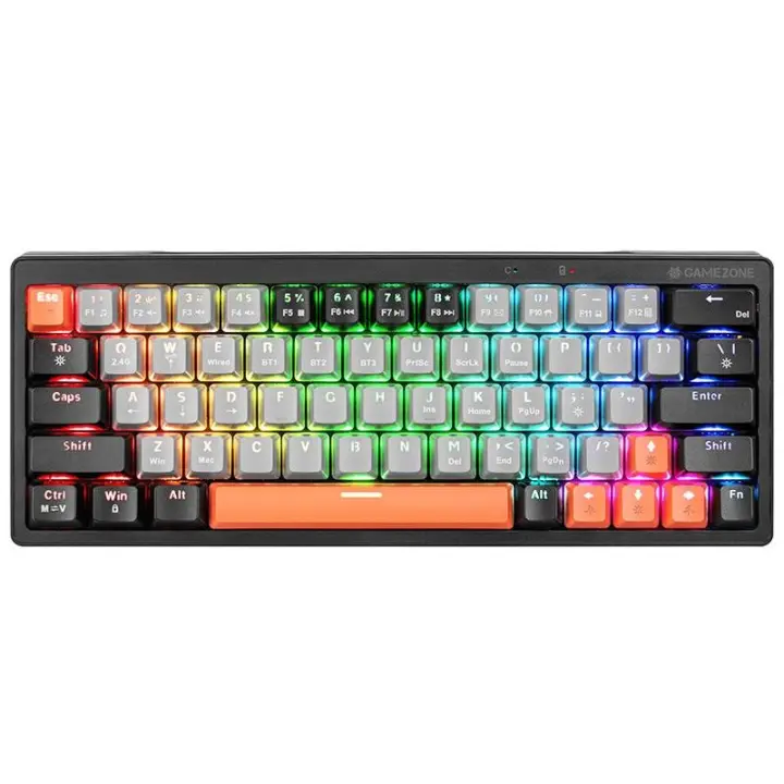 Teclado mecánico Tracer GAMEZONE EVO1 HOT SWAP 63 (Gris) TRAKLA47297 - 1