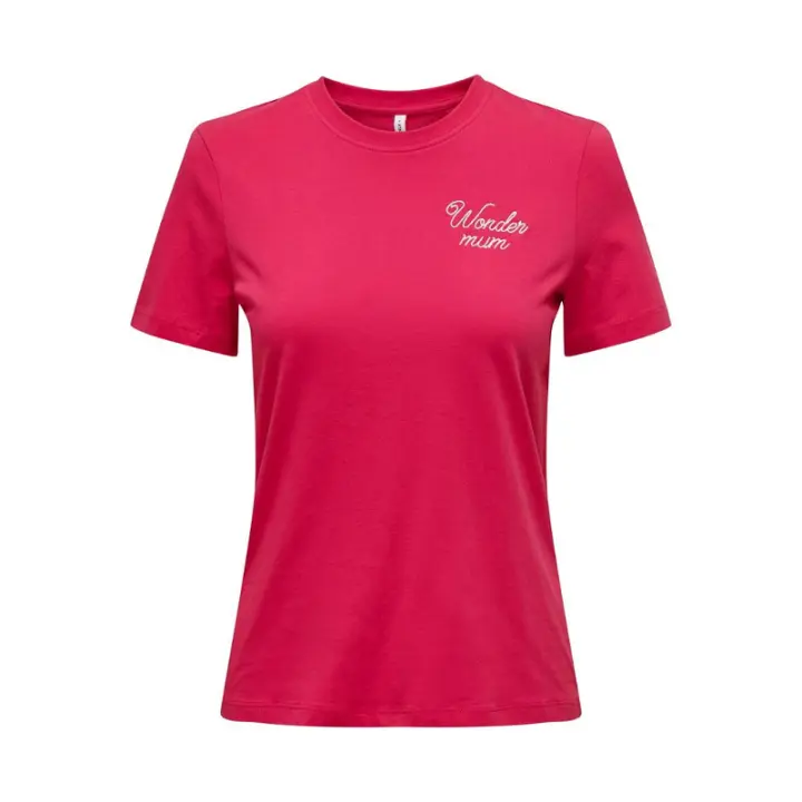 Camiseta Mum Rosa de Only - 1