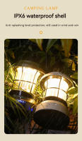 Lámpara Retro Portátil Para Camping USB Recargable Luz De Viaje Vintage Iluminación Exterior Equipamiento De CampingLinterna - details 13