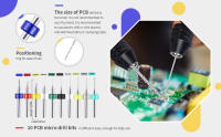 Mini Pin Vise Micro Herramienta Rotativa Para Bricolaje Joyería Madera Plástico Cerámica Bit Twist PCB Herramienta De Grabado - details 1