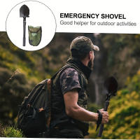 Shovel De Sobrevivencia Compacta 5-en-1 En Acero Inoxidable Duradero Con Compas Lámina Y Abrebotellas Para Aventuras Al Aire Libre - details 1