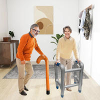 Ayuda Para Caminar Inflable Con Asa De Mano Marco Simulado Para Discapacitados Halloween Y Navidad PVC Resistente a La Fuga De Aire - details 1
