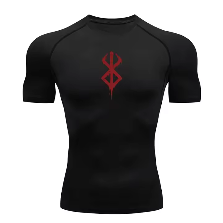 Camiseta De Compresión Para Hombre Guts Dutrieux Fitness Running Deporte Tshirts Tiras De Gimnasio Deportivas Secado Rápido Verano Tee S-3xl - 1