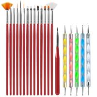 Set De Pinceles Para Uñas Profesionales Para Acrílico UV Gel Dibujando Puntos Manicura Arte De Uñas Herramientas De Accesorios De Maquillaje - details 0