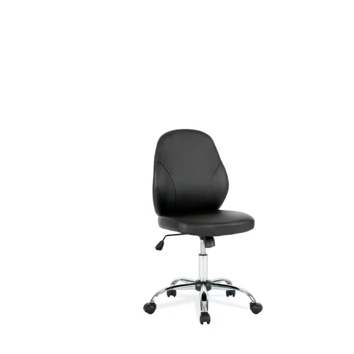Furniture Style S.L. Silla de Oficina Furniture Style Estela en Símil Piel Blanco o Negro - 1