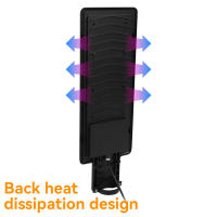 Lámpara De Calle LED Potente 200W IP65 Impermeable Con 216 LEDs Luz Exterior De Jardín Alta Brillo AC85-AC265V Instalación Auto-Contenida - details 4