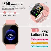 Reloj Inteligente Mujer, 1.85" Smartwatch con Llamadas Bluetooth, Podómetro/Pulsómetro/Monitor de Sueño, Impermeable IP68 Smart Watch, 110+ Modos Deportivos Pulsera Actividad para Android iOS Oro Rosa - details 4