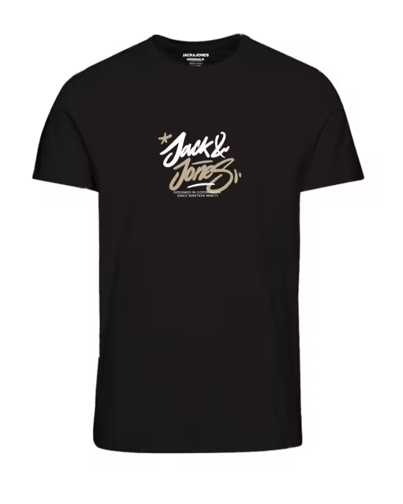 Jorsequoia Tee Ss Crew Neck 1 Fst 12258061 Black Jack & Jones - 1